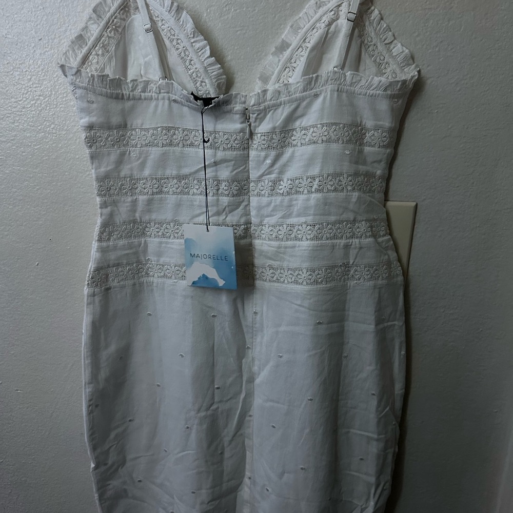 MAJORELLE White Lace Midi Dress - Picture 3 of 4